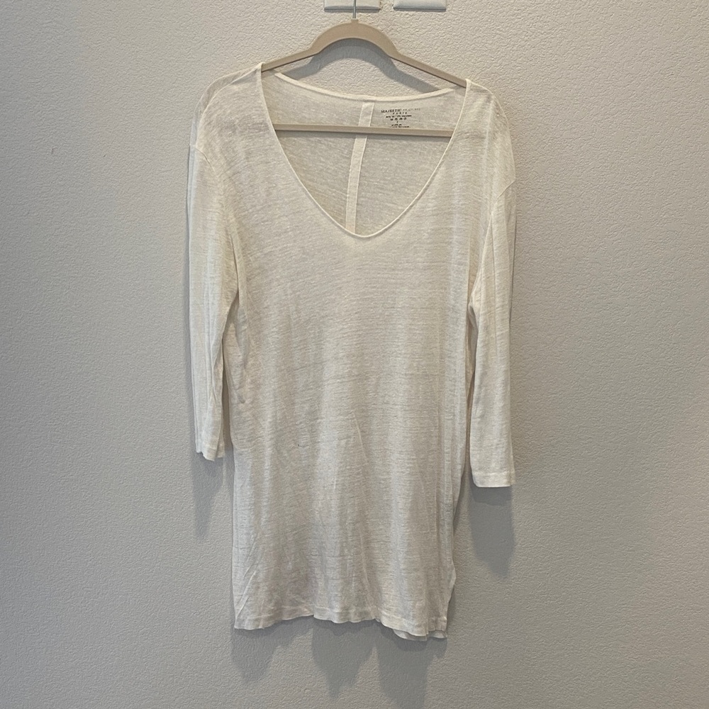 Majestic Filatures | Linen blend tunic